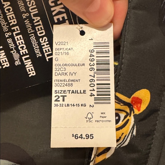 The Children's Place 3-in-1 Animal lPrint Hooded Fleece 2t - Picture 14 of 14